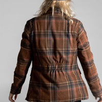 Women's Plaid Motorcycle Flannel