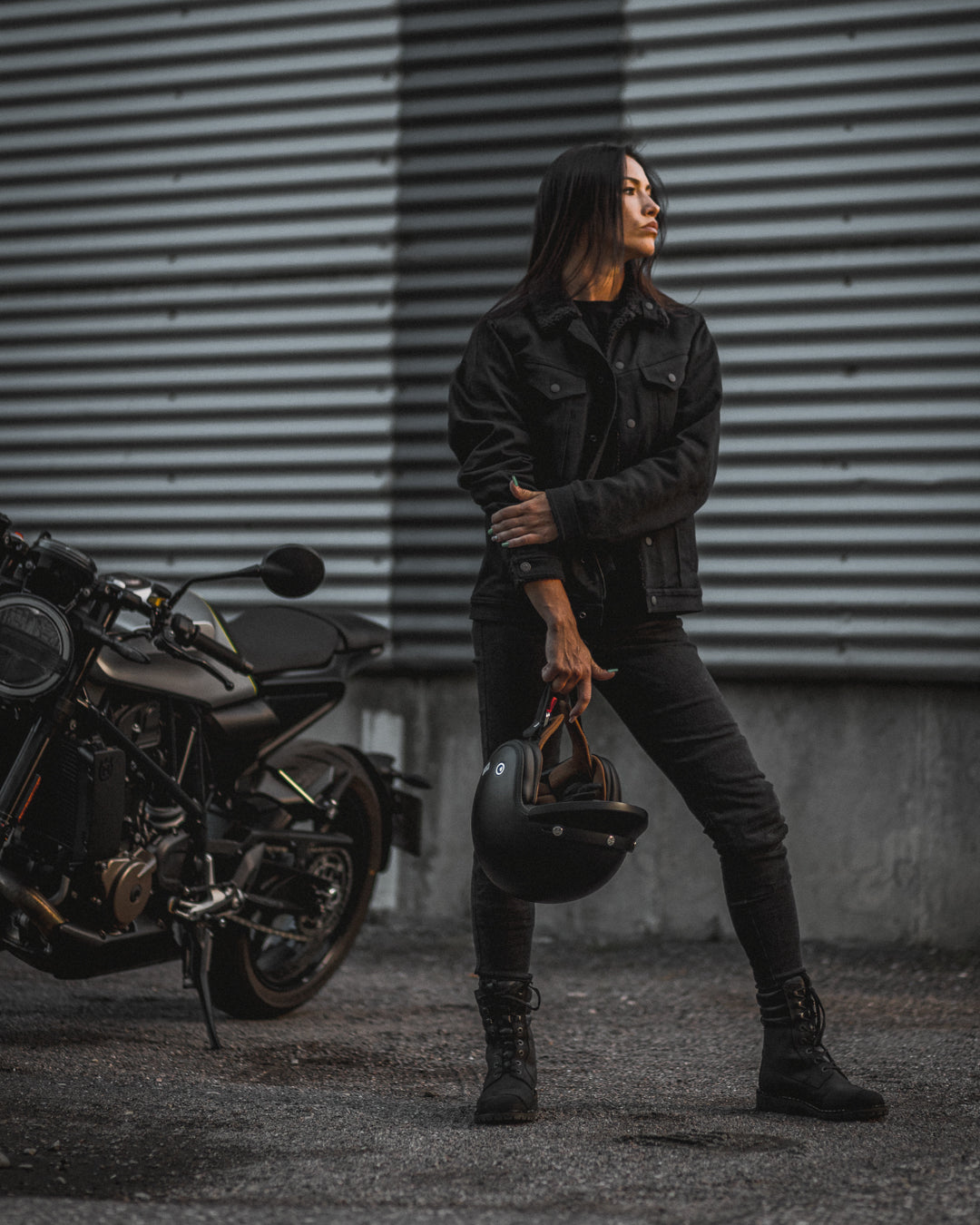 Denim Trucker Motorcycle Jacket - Pando Moto