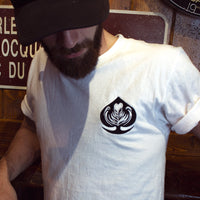 Ace of Cafes Embroidered Tee - White