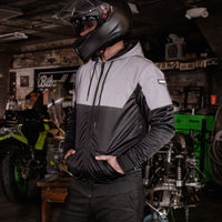 Armored Black Reflective Performance Hoodie