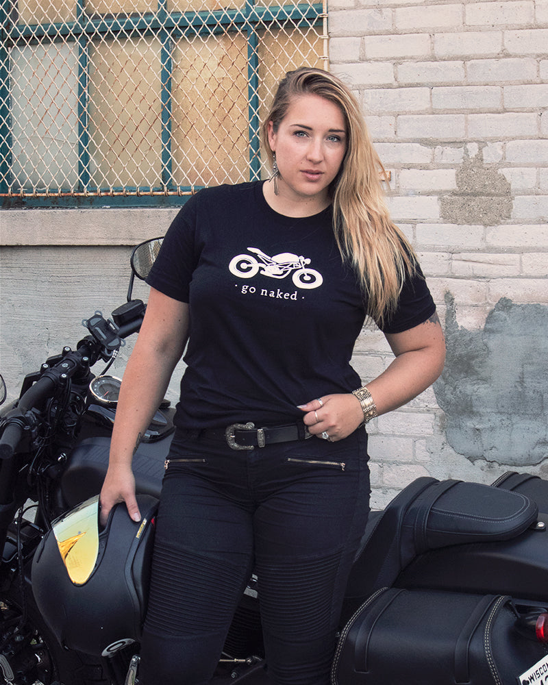 Go Naked Motorcycle Tee – Great Lake Supply Co.
